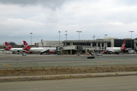 Los Angeles International Airport (LAX) - Virgin America Terminal at LAX - by Micha Lueck