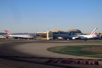 Los Angeles International Airport (LAX) - Two whale jets at the new Tom Bradley International - by Micha Lueck