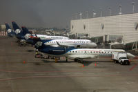 Lic. Benito Juárez International Airport, Mexico City, Distrito Federal Mexico (MMMX) - AeroMexico line-up at Terminal 2 - by Micha Lueck