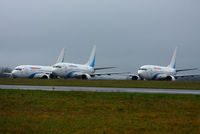 Kemble Airport, Kemble, England United Kingdom (EGBP) - ex Yamal Airlines B737's in storage at Kemble - by Chris Hall