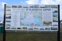 Blackbushe Airport - Interesting sign unveiled at Blackbushe in 2013 by Harold Bamberg, boss of the unfortunately now defunct British Eagle.   - by moxy