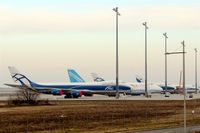 Leipzig/Halle Airport, Leipzig/Halle Germany (EDDP) - Apron 3 is pretty crowded by widebodies... - by Holger Zengler