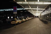 Leipzig/Halle Airport, Leipzig/Halle Germany (EDDP) - Taxi rank in front of terminal building.... - by Holger Zengler