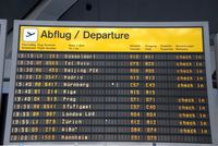 Tegel International Airport (closing in 2011), Berlin Germany (EDDT) - TXL afternoon time-table...... - by Holger Zengler
