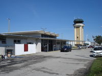 Ocala Intl-jim Taylor Field Airport (OCF) - Terminal of Ocala airport - by Jack Poelstra