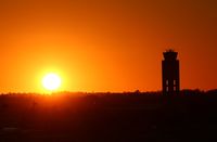 Fort Lauderdale/hollywood International Airport (FLL) - Sunset with tower - by Florida Metal