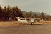 Alpine County Airport (M45) - 59X at beautiful Alpine County with view to the west. Over those mountains (20 miles) on the right, is Lake Tahoe but you must climb to at least 11K feet to clear them with M45 being 5867 ft.With a light load,the C172 59X did very good! - by S B J