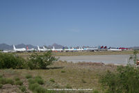 Pinal Airpark Airport (MZJ) - view of 747s - by J.G. Handelman