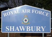 RAF Shawbury Airport, Shawbury, England United Kingdom (EGOS) - The RAF Station sign at RAF Shawbury EGOS - by Clive Pattle