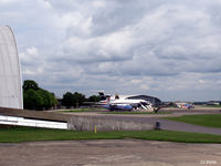 Duxford Airport, Cambridge, England United Kingdom (EGSU) - Wide angle view of the external display and flightline at the Duxford (EGSU) site of the Imperial War Museum. - by Clive Pattle