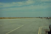 San Carlos Airport (SQL) - View one would have taxiing out from the west side to runway 30. Did this for several years in the 80s. View is to the south. Other then the summertime crosswinds,San Carlos was a nice airport and in the mid 80s had some good tower people. - by S B J