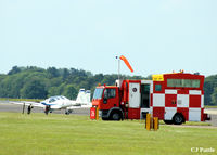 RAF Cranwell - Last chance checks at the airfield caravan at Cranwell EGYD - by Clive Pattle