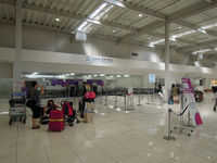 Kansai International Airport - The Peach LCC terminal is basic, but spotlessly clean and pleasant - by Micha Lueck