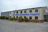 Caernarfon Airport, Caernarfon, Wales United Kingdom (EGCK) - Caernarfon Airport Terminal, Wales. - by David Burrell