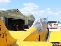 EGBR Airport - Radial Fly-in day- The Real Aeroplane Company Hangar view at Breighton, Yorks - EGBR - by Clive Pattle