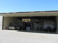 Santa Paula Airport (SZP) - This large deluxe hangar with built-in amenities opposite the Aviation Museum of Santa Paula's main hangar is now SOLD! - by Doug Robertson