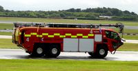Manchester Airport, Manchester, England United Kingdom (EGCC) - Fire engine 4 at Manchester - by Guitarist