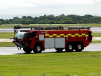Manchester Airport, Manchester, England United Kingdom (EGCC) - Fire engine 6 at Manchester - by Guitarist