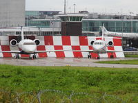 Manchester Airport, Manchester, England United Kingdom (EGCC) - Executive jet park at Manchester - by Guitarist