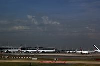 Paris Charles de Gaulle Airport (Roissy Airport), Paris France (LFPG) - Totally last view on a apron... - by Holger Zengler