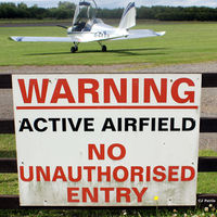 X5ES Airport - Airfield sign at Eshott X5ES - by Clive Pattle