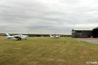 Peterborough/Sibson Airport - A view across the airfield at Sibson EGSP - by Clive Pattle