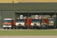 LFMY Airport - Fire trucks, Salon De Provence air base (LFMY) - by Yves-Q