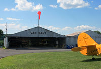 Vansant Airport (9N1) - This is the main hangar at Van Sant, one of three.  This little airport is home to many vintage and classic airplanes. - by Daniel L. Berek