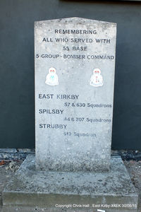 X4EK Airport - memorial at the Lincolnshire Aviation Heritage Centre, RAF East Kirkby - by Chris Hall