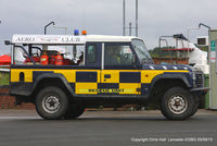 Leicester Airport, Leicester, England United Kingdom (EGBG) - Leicester Fire Truck - by Chris Hall
