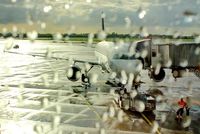 Düsseldorf International Airport, Düsseldorf Germany (EDDL) - View on apron after the rain has gone... - by Holger Zengler