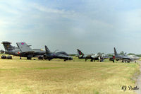 X3BR Airport - Line-up at Bruntingthorpe X3BR in July '97 - by Clive Pattle