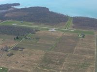 North Bass Island Airport (3X5) - Looking west from 2000 ft. - by Bob Simmermon
