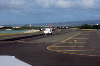 Honolulu International Airport, Honolulu, Hawaii United States (PHNL) - Long taxiway - by Micha Lueck