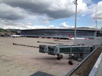 Zurich International Airport, Zurich Switzerland (LSZH) - The main terminal, seen from the visitors platform - by A. Gendorf
