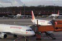 Tegel International Airport (closing in 2011), Berlin Germany (EDDT) - left, right, up and down - the world seems to be germanwings..... - by Holger Zengler