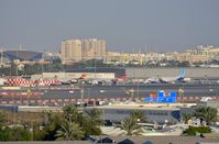 Dubai International Airport - Looking at the North side of DXB where the Iranians are handled. - by FerryPNL