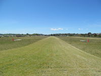 Raglan Aerodrome Airport, Raglan New Zealand (NZRA) - at runway threshold - by magnaman