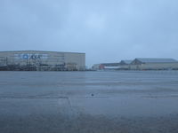 Chennault International Airport (CWF) - heavy rain that day... - by olivier Cortot