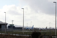 Glasgow International Airport - Over the fence view at Glasgow International EGPF - by Clive Pattle