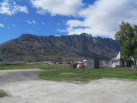 Queenstown Airport - The Remarkables a great back drop for any airport - my favourite place in NZ so far. - by magnaman