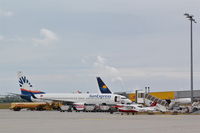 Leipzig/Halle Airport, Leipzig/Halle Germany (EDDP) - This and that on apron 1.... - by Holger Zengler