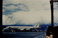 Honolulu International Airport (HNL) - I believe this is N8023U. Photo taken in mid to late 1960s. - by GatewayN727