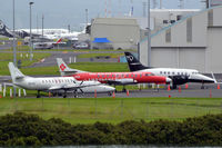 Auckland International Airport, Auckland New Zealand (NZAA) - Great line-up: 2 Metros, an IAI Westwind and a BAe Jetstream - by Micha Lueck