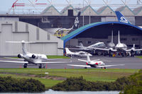 Auckland International Airport, Auckland New Zealand (NZAA) - Great variety in this pic: From DC3 and Convairs, to business jets and B777s... - by Micha Lueck