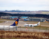 Aberdeen Airport, Aberdeen, Scotland United Kingdom (EGPD) - Looking north at Aberdeen EGPD - by Clive Pattle
