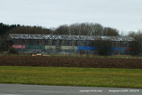 EGBR Airport - the only surviving WWII hangar at Breighton - by Chris Hall