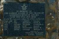 Ceduna Airport - Memorial for the crew of a Lockheed Hudson Mk.IV that crashed shortly after take-off from Ceduna Airport in 1942. Located near the airport entrance. - by Van Propeller