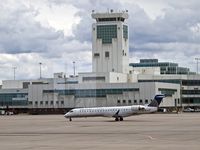 Denver International Airport (DEN) - A United a/c taxing  by a portion of Denver International Airport. - by Eric Olsen