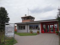 Uetersen Airport, Heist Germany (EDHE) - Terminal and tower of Uetersen-Heist Airport  Germany - by Jack Poelstra